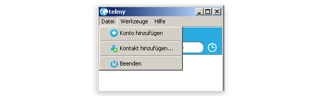 Konto hinzufgen
